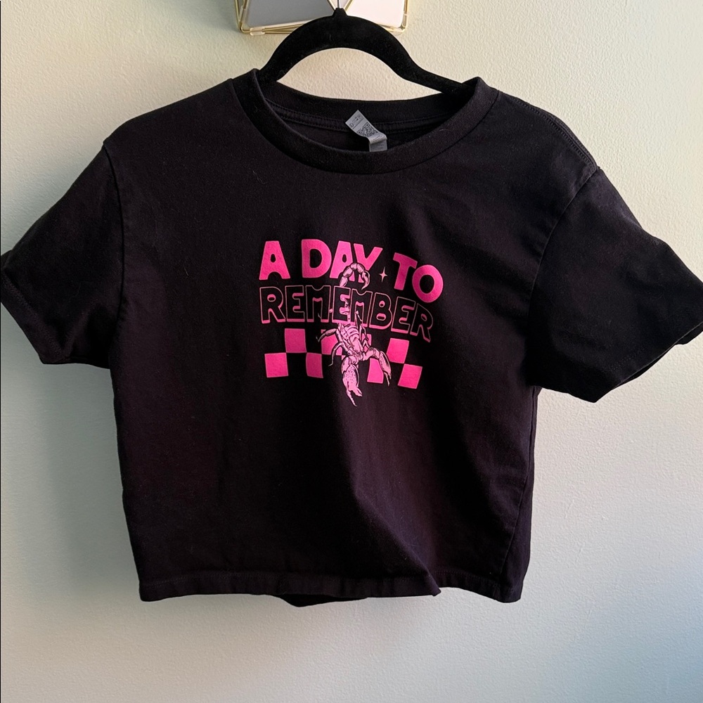 A Day To Remember band crop top t-shirt